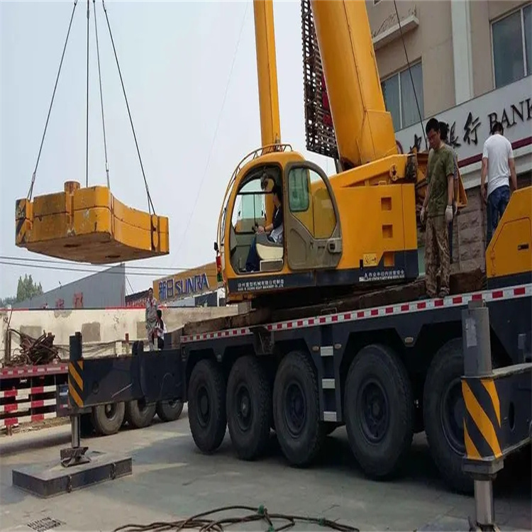 玉泉街道当地吊车出租|机器吊装|75吨|工厂搬迁服务